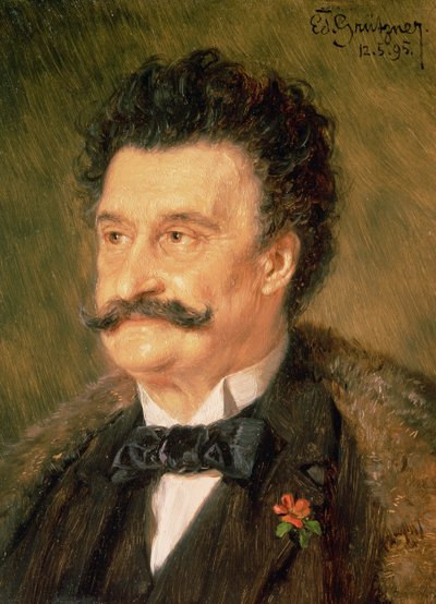 Johann Strauss the Younger by Eduard von Grutzner